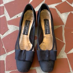 Stuart Weitzman flats navy size 7 1/2 AA